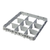 Cambro 9E1151 Full Drop Extender Full Size (9) Compartments - 12/Case