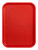 Winco FFT-1216R 16"W Red Fast Food Tray