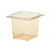 Cambro 65CLRHP150 H-Pan 1/6 Size Amber Colander 5" Deep - 6/Case