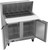 Beverage Air SPE36HC-15M 36" W Two-Section Two Door Mega Top Refrigerated Counter