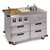 Lakeside 6745 2 Pan Electric Serve All Mobile Food Station Enclosed Storage Base