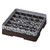 Cambro 25S318167 Camrack Glass Rack With Soft Gray Extender - 5 Cases