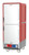 Metro C539-CDS-4 C5 3 Series Red Full-Size Insulated Heated Holding & Proofing Cabinet with Solid Dutch Doors and Fixed Wire Slides - 120V