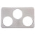 Winco ADP-666 12" x 13" Stainless Steel Adapter Plate