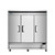 Atosa MBF8508GR 67.99 Cu. Ft. Stainless Steel Solid Door Reach-In Refrigerator - 115 Volts