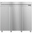 Hoshizaki F3A-FS 82.5" W Three-Section Solid Door Reach-In Steelheart Series Freezer - 115 Volts