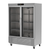 Asber ARR-49-2G 55.25" W Two-Section Glass Door Reach-In Refrigerator