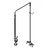 T&S Brass B-0112 Pre-Rinse Unit Deck Mount Single Hole Mixing Faucet
