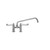 T&S Brass 5F-4DWS10 Equip Base Faucet swivel 4"