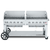 Crown Verity CV-MCB-72-SI-BULK-WGP 81" Outdoor Charbroiler - 159,000 BTU