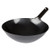 Winco WOK-34 14" Dia. Black Carbon Steel Japanese Wok