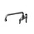 T&S Brass B-0156-VF22-CR Add-On Faucet 12" swing nozzle