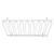 Winco GHC-1836 36" Chrome Plated Overhead Glass Rack