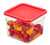 Cambro 6SFSCW135 6 qt Clear Square CamSquare Food Container