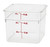 Cambro 6SFSCW135 6 qt Clear Square CamSquare Food Container