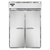 Continental Refrigerator D2RINSS-E 68.5" W Two-Section Solid Door Roll-In Designer Line Extra-High Refrigerator
