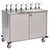 Lakeside 70201 Stainless Steel Condiment Cart Casters with Brakes 50-1/4"W x 27-1/2"D x 48-1/2"H