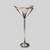 American Metalcraft WBSM42 14.75" Dia. x 31.5" H Martini Stainless Steel Wine Stand