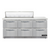Continental Refrigerator D72N12-FB-D 72" W Three-Section Six Drawer Designer Line Sandwich Unit
