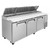 Turbo Air TPR-93SD-N 93.38" W Three-Section Three Door Three Door Super Deluxe Pizza Prep Table