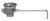 Fisher 22411 Stainless Steel Ball Cast Red Brass Body DrainKing Waste Valve