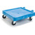 Carlisle C223614 Opticlean Glass Rack Dolly 350 Lb. Capacity Polypropylene Blue