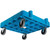 Carlisle C223614 Opticlean Glass Rack Dolly 350 Lb. Capacity Polypropylene Blue