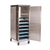 Lakeside 657 23.75" W Stainless Steel Front and Back Door 20 Trays Enclosed Single Compartment Compact Tray Truck