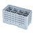 Cambro 8HS800151 Camrack Glass Rack With (4) Soft Gray Extenders - 2 Cases