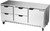 Beverage Air UCRD72AHC-4 72"W Three-Section Reach-In Undercounter Refrigerator