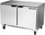 Beverage Air UCR48AHC 48"W Two-Section Reach-In Undercounter Refrigerator