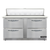 Continental Refrigerator SW60N16C-FB-D 60" W Two-Section Four Drawer Sandwich Unit