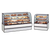 Federal Industries CGD7748 77.13" W Curved Glass Non-Refrigerated Bakery Case