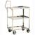 Lakeside 6600 Ergo-One 28" W Stainless Steel Open Base Light Duty Utility Cart