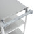 Vollrath 97121 30 7/8" L x 17 3/4" W x 33 3/4" H Stainless 3-Shelf Truck Utility Cart