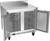Beverage Air WTF36AHC-FIP 36"W Two Door Stainless Steel Worktop Freezer With 4" Foamed-In Place Backsplash