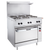 Vulcan EV36S-4FP1HT480 36" W Stainless Steel Electric French Hotplates Restaurant Range - 480 Volts