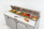 Migali C-SP60-16-HC 60.2" W Two-Section Two Door Competitor Series Refrigerated Counter/Sandwich Prep Table
