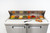 Migali C-SP60-16-HC 60.2" W Two-Section Two Door Competitor Series Refrigerated Counter/Sandwich Prep Table