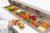 Migali C-SP60-16-HC 60.2" W Two-Section Two Door Competitor Series Refrigerated Counter/Sandwich Prep Table