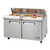 Migali C-SP60-16-HC 60.2" W Two-Section Two Door Competitor Series Refrigerated Counter/Sandwich Prep Table