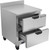 Beverage Air WTFD27AHC-2-FIP 27"W Two Drawer Stainless Steel Worktop Freezer With 4" Foamed-In Place Backsplash
