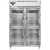 Continental Refrigerator D2RNSSGDHD 52" W Two-Section Glass Door Reach-In Designer Line Refrigerator