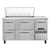 Continental Refrigerator RA60N18M-D 60" W One Door Refrigerated Base Sandwich Unit
