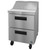 Hoshizaki SR27B-8D2 27" W One-Section Two Drawer Steelheart Series Sandwich Top Refrigerator