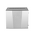 Atosa YRM0600A-261 30.75" W Stainless Steel Air-Cooled Half Size and Half Dice Cubes Ice Machine - 208-230 Volts