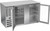 Beverage Air BB58HC-G-S 59" W Two-Section Glass Door Refrigerated Back Bar Storage Cabinet - 115 Volts