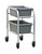 New Age 6266 16.75"W x 33"D x 29.25"H Open Frame Aluminum Lug Dolly with 2 Lug Capacity
