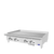 Atosa ATMG-48 48" W Stainless Steel Natural Gas Countertop CookRite Heavy Duty Griddle - 120,000 BTU