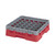 Cambro 36S318163 Camrack Glass Rack With Soft Gray Extender - 5 Cases